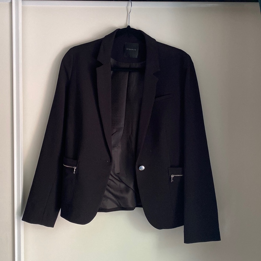 Dynamite Black Blazer Size M